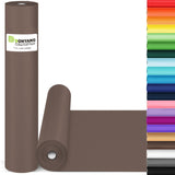 Chocolate Brown Wrapping Paper, 17.5 x335 Solid Color Brown Kraft Paper Roll Bulletin Board Construction Art Craft Poster Decor