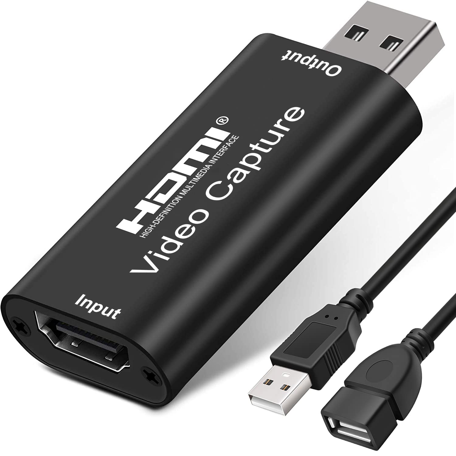 AMZHRLY 4K HDMI to USB 2.0 Video Capture Card 1080P Cam Link Card Game Capture Card Adapter Screen Record Capture Device for Str