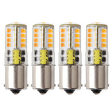 HRYSPN 4PCS BA15S LED Bulb 12V, Waterproof Bulb, 1141 1156 Bayonet Single Contact Base for Landscape RV Camper Interior Marine B
