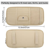 Kartisen Car Sun Visor Organizer, Auto Interior Accessories Pocket Organizer - Car Truck SUV Storage Pouch Holder, with Multi-Po