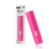 Flint Classic Pink Retractable Mini Lint Roller with 30 Extra Sticky Sheets, Small and Portable Lint Roller, Ideal Pet Hair Remo