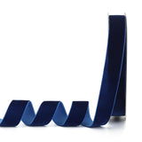Lemon Park Navy Blue Velvet Ribbon,1 W x 20Yd Single Face,Great for Gift Wrapping,Hair Bows,Handmade Craft and Christmas,Wedding