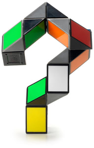 Rubiks Twist, Colorful 3D Puzzle Classic Brain Teaser Retro Fidget Toy Bend & Twist Into Shapes Objects Animals, for Adults & Ki