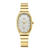 Fastrack Vyb 6.0 Enigma Quartz White Mother Of Pearl Oval Dial Women'S Watch | Stainless Steel Strap Material | Watches For Wome