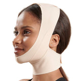 MARENA Unisex Recovery Compression Chin Strap with MidNeck Coverage for PostOp Mask