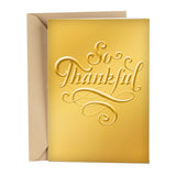 Hallmark Signature Thanksgiving Card (So Thankful) (499THJ5132)