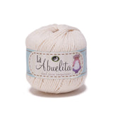La Abuelita 100% Cotton Yarn (50grams) Ideal for Amigurumi 18 Bone