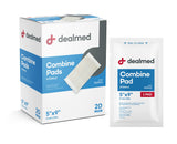 Dealmed Abdominal Combine Pads | Individually Wrapped, Absorbent, LatexFree, Non Adherent | Abdominal Pads for Wound Care, Drai
