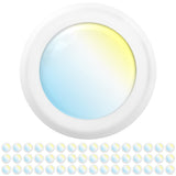 Sunco 48 Pack 6 Inch LED Disk Lights, Flush Mount Ceiling Light Disc, Recessed Can Lighting, 850 LM, 12W (65W Equivalent), Selec