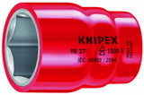 KNIPEX Tools Socket, 3/8 in. Dr, 10mm Hex (983710)