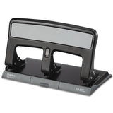 Staples 884279 OneTouch 26614 HeavyDuty 3Hole Punch 30Sheet Capacity Black