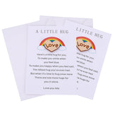 a Tinny Little Pocket Hug Token with Poem Card for Isolation Gift, Miss You, Thinking of You, Quarantine Gift for Family and Fri