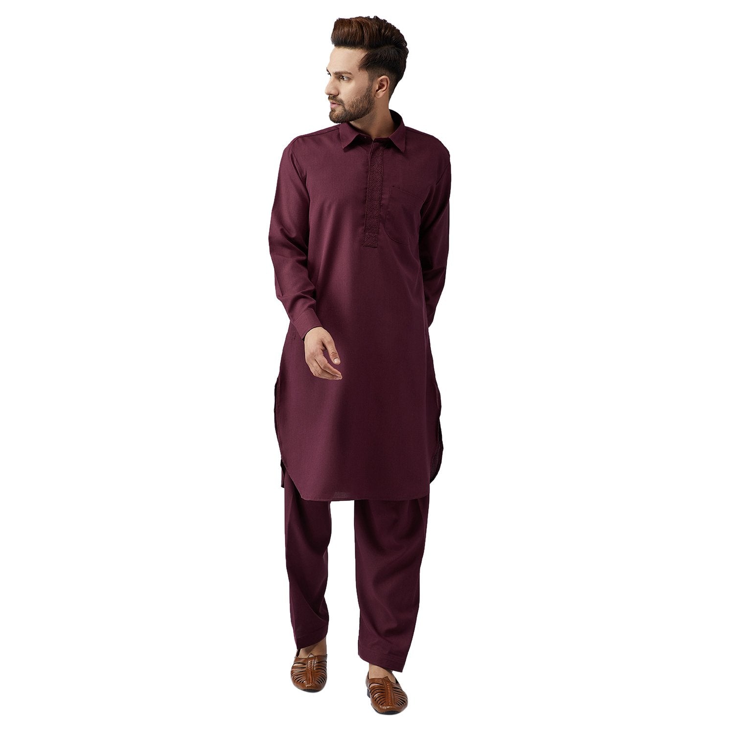 Sojanya (Since 1958 Men'S Cotton Kurta - Timeless Elegance For Eid & Holi Festivals