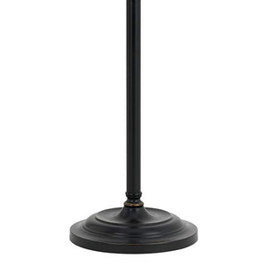 100 Watt Metal Down Bride Floor Lamp With Fabric Tapered Drum Shade