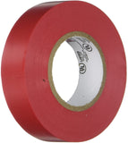 Morris 60010 Red Vinyl Plastic Electrical Tape, 7 mil, PVC, 66 Length, 3/4 Width, 20-Pack