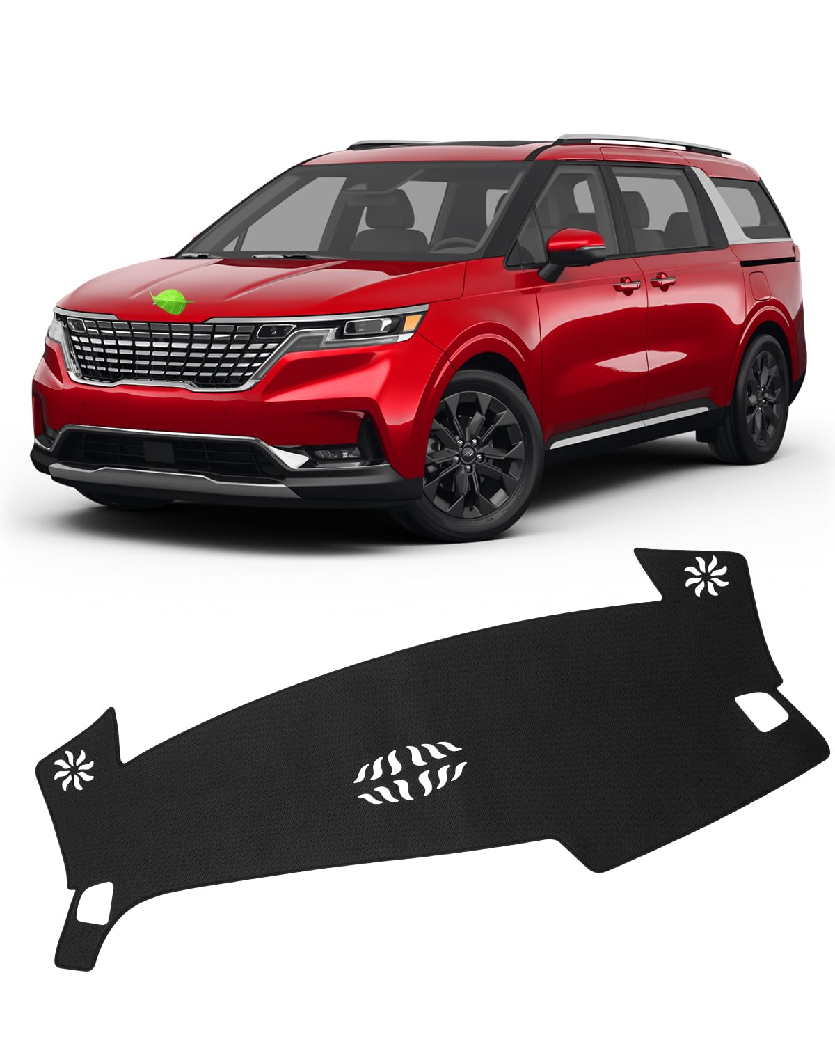 FIILINES Dash Cover Compatible with Kia Carnival 2022 2023 2024 Dashboard Cover Mat for Carnival Accessories Sunshade Nonslip Me
