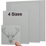 Yeaqee 8 Pcs Mixed Sizes Linoleum Block Rubber Carving Block Soft Linocut Blocks Large Linoleum Sheet Unmounted Lino Plates for 