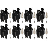 ECCPP 8 ignition coils with 8 iridium Spark Plugs,D510C,for Chevrolet for GMC CadillacCamaro Corvette Express Impala CTS Rainier