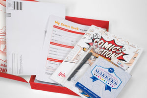 Lulu Jr. My Comic Book Making Kit, Multicolor, 6.75 x 10.25