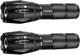 GaiGaiMall Military Grade High Lumen Flashlight Tactical LED Torch Flash Light Zoomable with 5 Light Modes