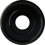 Ekena Millwork CM12BRBPS 12-1/2 x 3-7/8 x 3/4 Bradford Ceiling Medallion, Black Pearl