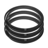 uxcell 3pcs A89 or 4L910 Classic Wrapped Rubber V-Belt, 89(2261mm) Inside Circumference, A Profile V Belt