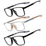 JixGien 3 Pack Reading Glasses for Men