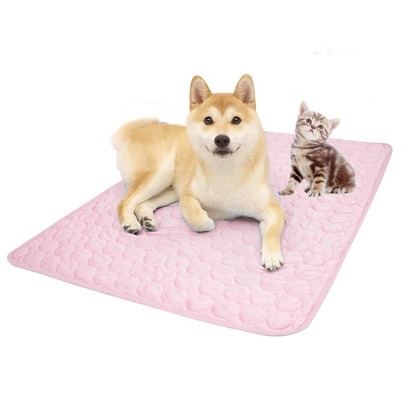 MICROCOSMOS Summer Cooling Mat & Sleeping Pad- Water Absorption Top, Materials Safe, Easy Carry, EZ Clean. Keep Cooling for Pets