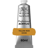 Winsor & Newton Professional Acrylic Paint, 60ml (2oz) Tube, Yellow Iron Oxide