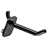 Azar Plastic 800002-B 2-Inch Lexan Pegboard hook, Black , 50-Pack, 2 Inch