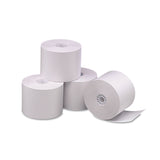 PM Company 05212 Single Ply Thermal Cash Register/POS Rolls, 2 1/4 x 165 ft, White, 6/Pk