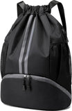 Sports Gym Bag Backpack For Men Women Basketball Bag Gym Backpack Dedicated Shoe Compartment | Waterproof Large Space Gym Bag 
