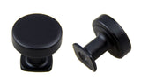 Pride Industrial Diameter Round Flat Top Cabinet Knob Matte Black Finish