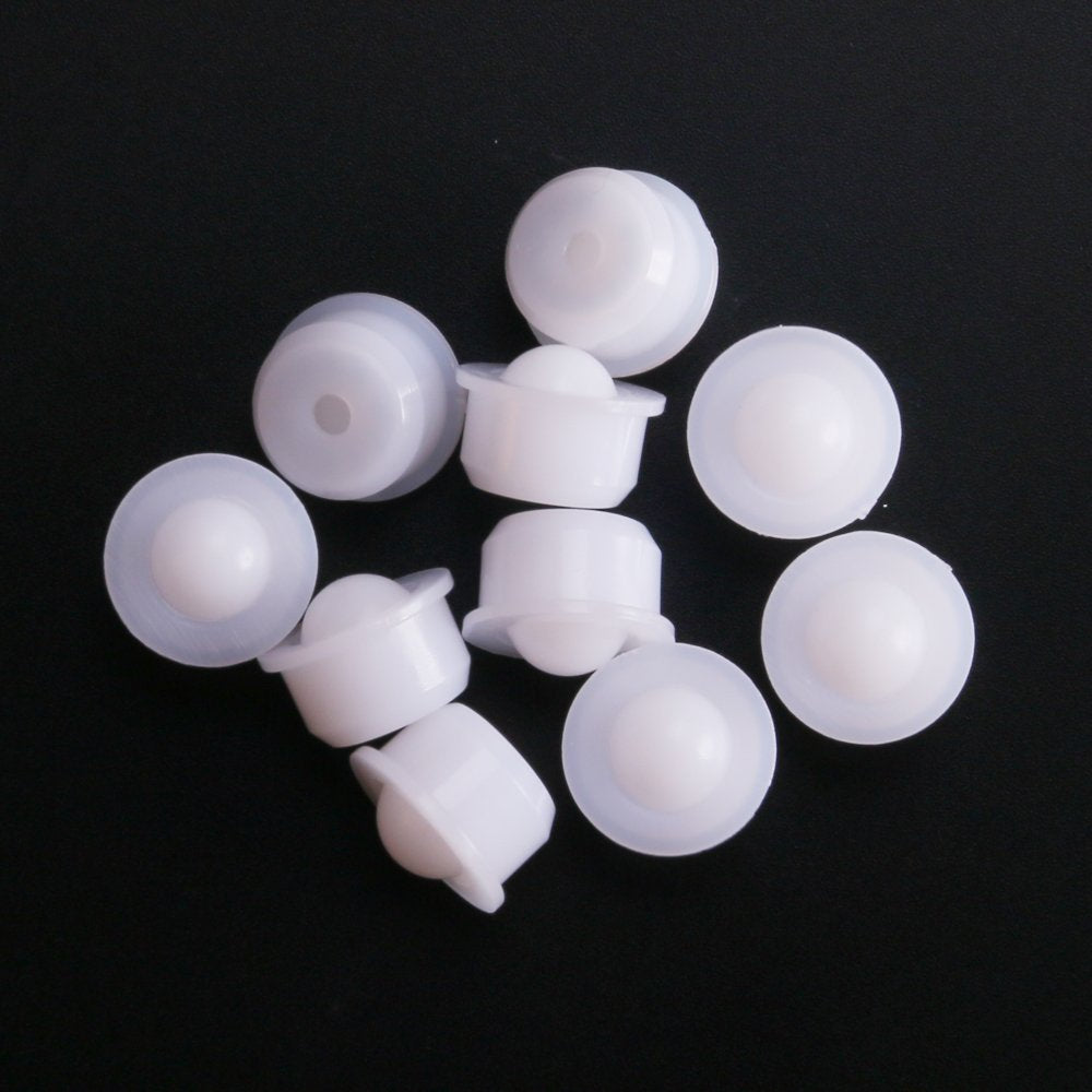 10Pcs 1/3 Mini Nylon Ball Transfer Bearing Unit 0.34mm Table Conveyor Roller Ball for Transmission, Furniture,Wheelchair- 1/3i