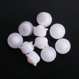 10Pcs 1/3 Mini Nylon Ball Transfer Bearing Unit 0.34mm Table Conveyor Roller Ball for Transmission, Furniture,Wheelchair- 1/3i