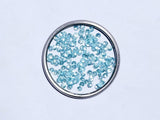 The Design Cart Pastel Blue Centre Hole Circular Flat Plastic Sequin 5 mm for Embroidery, Art & Craft, Jewellery Making kit Siz