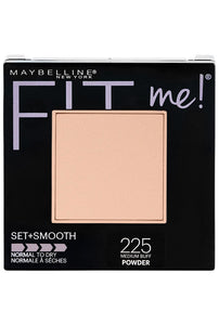 Maybelline New York Fit Me Set + Smooth Powder Makeup, Medium Buff, 0.3 oz.