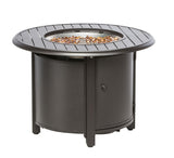 Alfresco Home Bay Ridge 36' Round Gas Fire Pit/Chat Table With Burner Kit