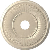 Ekena Millwork CMP19BEEPE Berkshire Thermoformed PVC Ceiling Medallion (Fits Canopies up to 8 3/8), 19OD x 3 1/2ID x 1P, Univers
