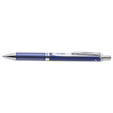Pentel BL407CA EnerGel Alloy RT Retractable Liquid Gel Pen, 7mm, Blue Barrel, Black Ink