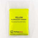 Fluorescent UV Powder Pigment | Black Light Reactive | Formaldehyde-Free & ECO Friendly | Multi-Purpose Use Tint Dye (2 oz, Yell
