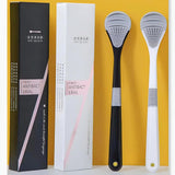 Vita Soulista Antibacterial Tongue Scraper, Oral Hygiene Tool With Triangular Crescent Step Scraping Surface, 2 Pack