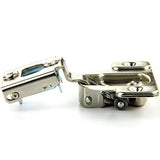 Blum 38N355C.12x20 Screw-On Cabinet Hinge, 105 Degrees, 3/4 Overlay, Self Close, Compact 38N Series, Nickel Finish (Pack of 20)