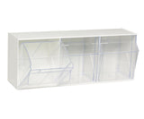 Quantum Storage Systems Qtb303Wt 3 Drawers Tip Out Cabinet Part Organizer White 10 H X 24 W X 8 D