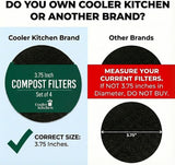 Charcoal Compost Bin Filters (4-Pack)