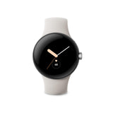 Google Pixel Watch 41mm Smartwatch with WiFi, GPS, BT and Heart Rate Monitor in Bulk Packaging (Silver Chalk)