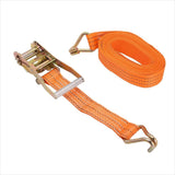 Bk Jagan & Co Polyester Cargo Lashing Belt (Orange) Ratchet Belt Loading Belt Strap (8 Meter)