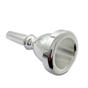 Missmore Premium Silver Plated Tuba Mouthpiece - Enhance Your Performance with Superior Sound Quality and Durability