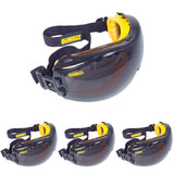 DEWALT - DPG82-21D DPG82-21 Concealer SAFETY Goggle - Smoke Anti-Fog Lens (1 Pairper Pack), Multi, One Size