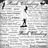 Scrapbook Customs Rock Climbing Live for (14676) 12 inch x 12 inch Scrapbook Paper 1 Sheet